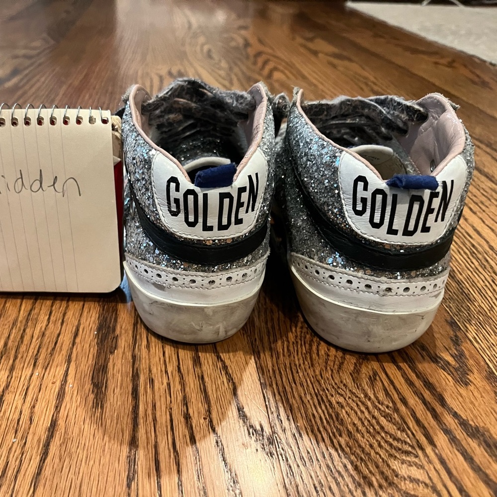 Golden goose glitter mid stars - Picture 3 of 5